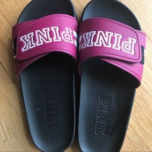 PINK maroon slip on